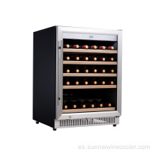 Refrigerador de vinos de una sola zona de enfriamiento del compresor